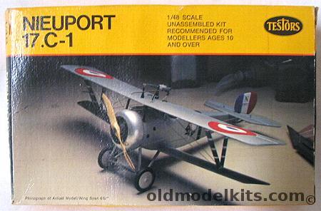 Testors 1/48 Nieuport 17 C.1, 613 plastic model kit